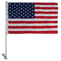 11" x 18" Premium US Car Flag - Imported